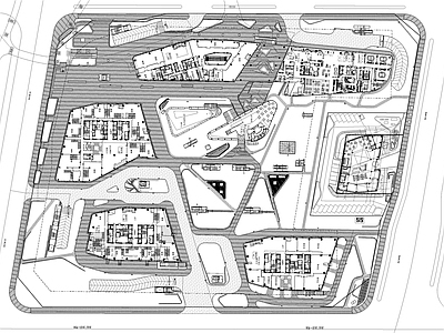 北京大兴西红门兴创国际中心商业街景观 施工图