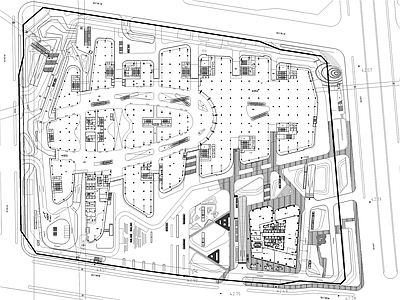 北京大兴西红门兴创国际中心二标段商业街景观 施工图
