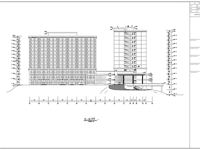 四星级酒店建筑 施工图