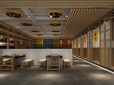 现代火锅店