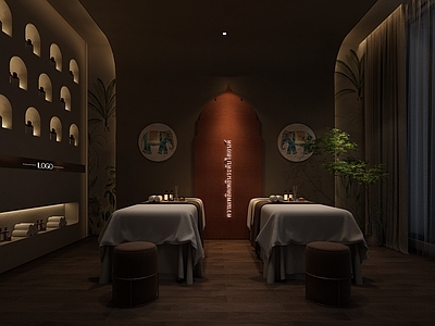 东南亚泰式美容SPA店 包间