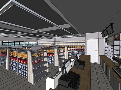 现代超市便利店