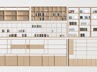 现代书架 书柜 装饰架 展架 装饰柜 文创展架 置物架 壁挂式 整墙式