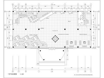 解放商用汽车销售服务中心装修 施工图
