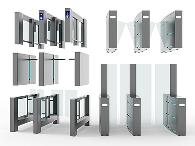 门禁机 速通门 摆闸 单向门 安检入口 地铁火车站验票闸机