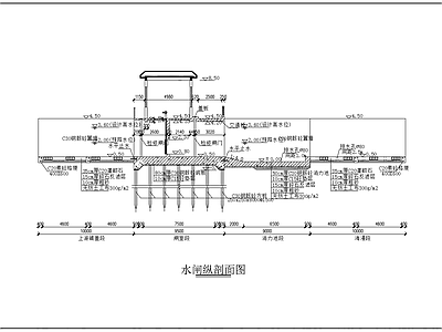 水闸泵站合建泵闸 施工图