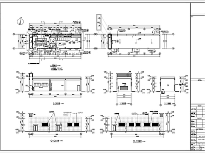 现代配电机房建筑 施工图