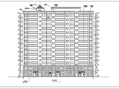 高层住宅建筑全套 施工图