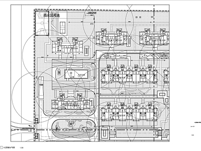 景观大区给排水 施工图 园林景观给排水 给排水图