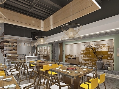 工业风火锅店