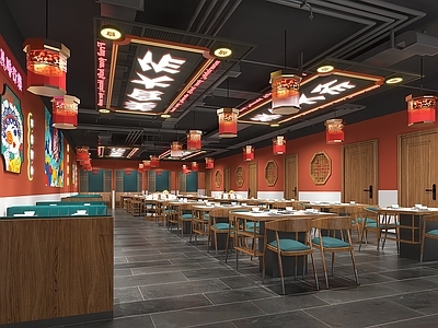 新中式火锅店