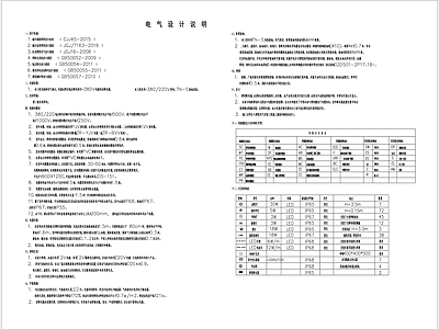 电气设计说明 图库