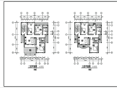 别墅建筑 施工图