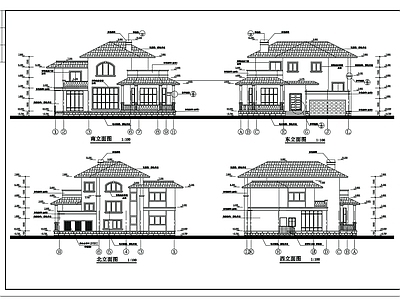 别墅建筑 施工图