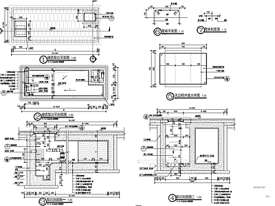 硬质泵井绿地泵井泵坑两种做法 施工图 园林景观给排水 给排水图