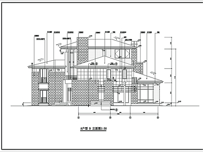 别墅建筑 施工图