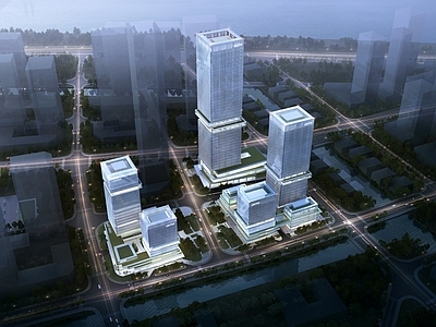 超高层办公综合体建筑 施工图