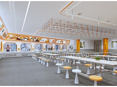 现代食堂 学校食堂