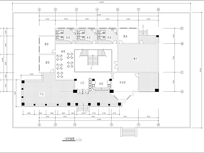 欧式城堡式酒店建筑 施工图