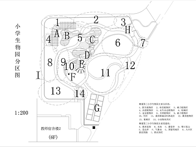 公园景观 平面图