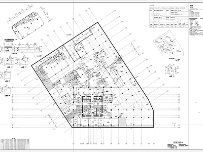 广州52层交通服务中心办公建筑 施工图