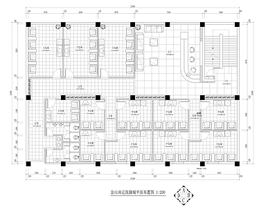 某泡脚城全套装修 施工图