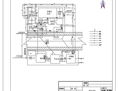 120立方工程焦化厂废水处理 施工图