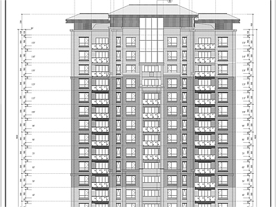 住宅楼建筑 施工图