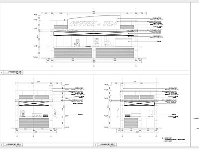 景观单体建筑 施工图