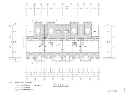 两套多层坡屋顶带阁楼建筑 施工图