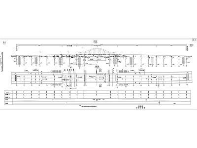 大桥结构 施工图 交通道路