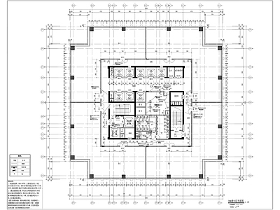 超高层现代商务办公大楼 施工图