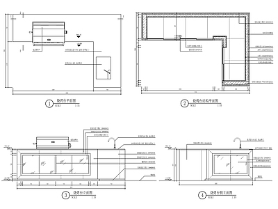 别墅庭院烧烤台 施工图 家具节点