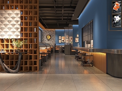 现代餐厅 火锅店 自助餐