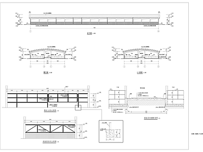 20x75米牛舍建筑 施工图