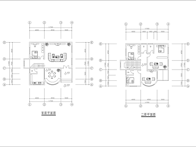 十二套别墅建筑 施工图