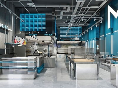 工业风烘焙蛋糕面包店