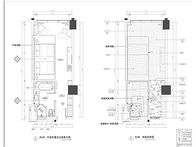 酒店客房双人房 施工图