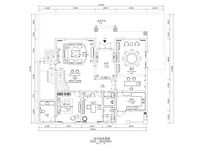 豪华欧式别墅全套室内装修 施工图