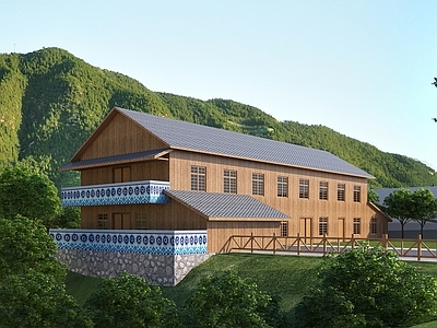 现代少数民族多层住宅