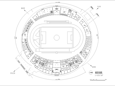 大型体育馆建筑 施工图