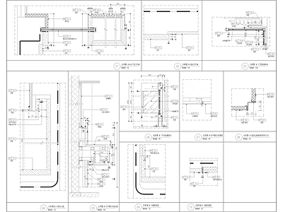 墙身细节收口大样 施工图