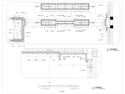 套房客房背景墙身大样 施工图