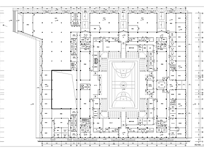 26500平大体育馆全套建筑 施工图