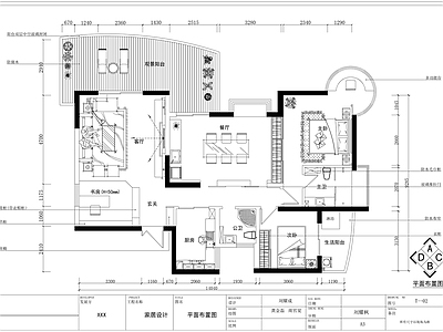 欧式风格大平层 施工图