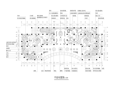 屋顶花园景观平面图