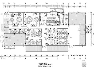 中式餐厅装修 施工图