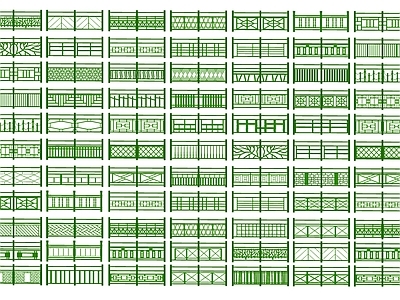 现代围栏护栏