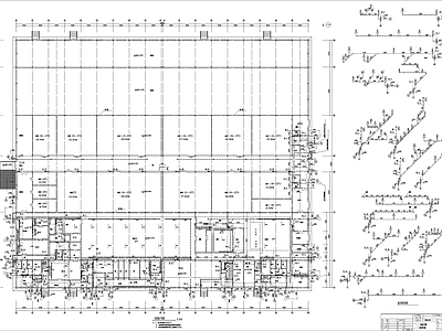 面食和海产品综合加工车间给排水 施工图 建筑给排水 给排水图 建筑给排水