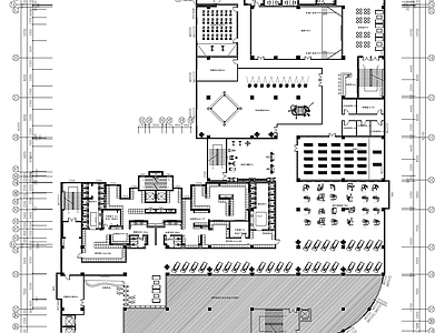 健身房室内装修 施工图